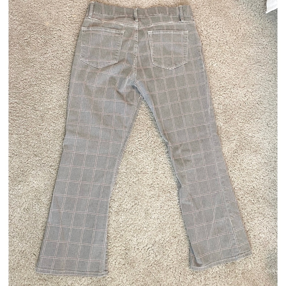 Frame Plaid Pants Le Crop Mini Boot - Picture 3 of 9